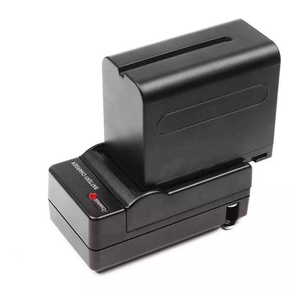 Bateria Np-F970 7200Mah + 01 Carregador Np F970
