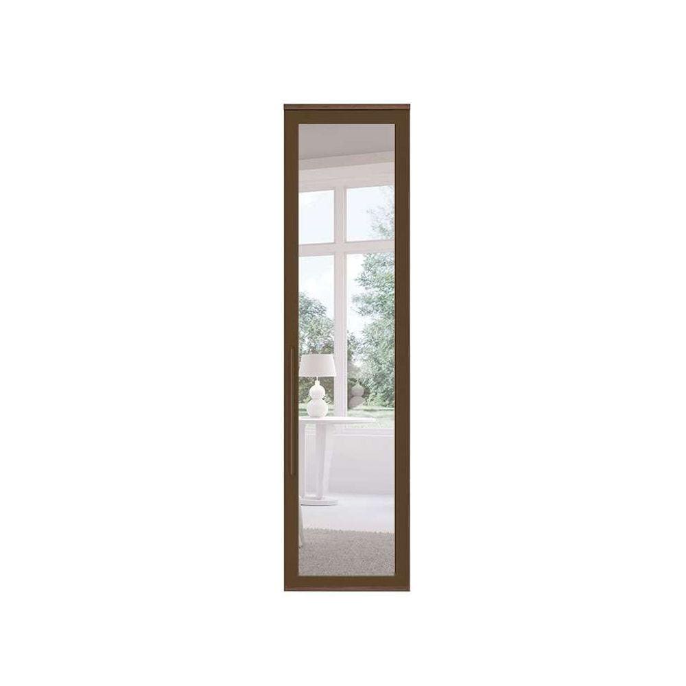 guarda-roupa modulado com espelho elite 1 pt capuccino