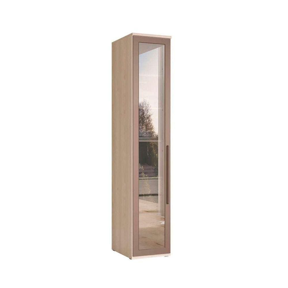 guarda-roupa modulado com espelho reflecta elite iii 1 pt 3 gv vanilla
