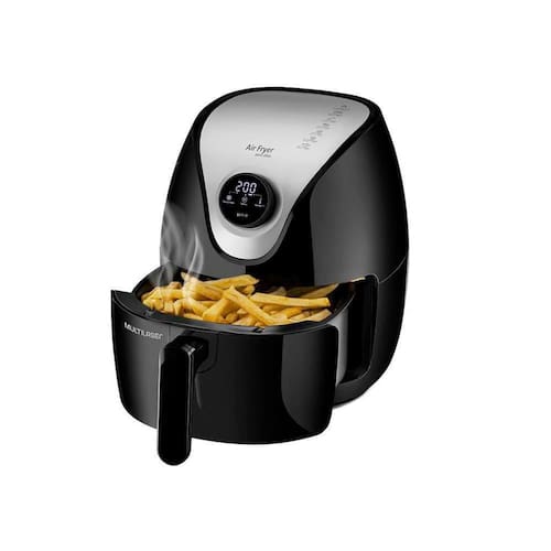 imagem-Air Fryer Digital Com Seletor Giratório Multilaser Ce168 - 110V