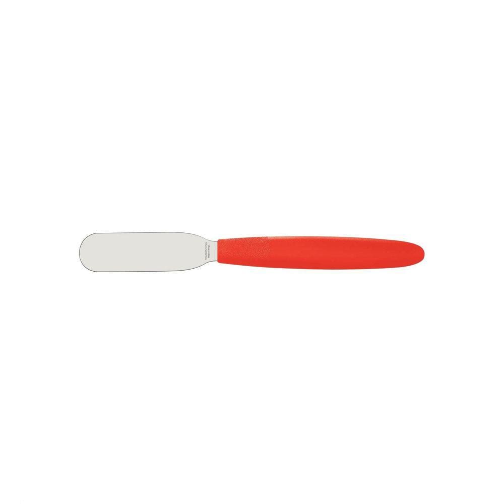 Espátula para Manteiga Tramontina Ipanema com Lâmina em Aço Inox e Cabo de Polipropileno Vermelho 2" Tramontina