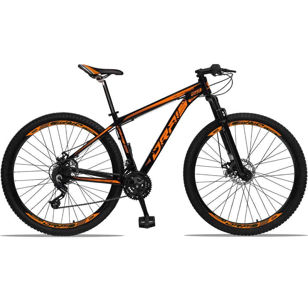 Bicicleta Drais 24V Aro 29 Câmbios Shimano Freio a Disco MTB Aluminio