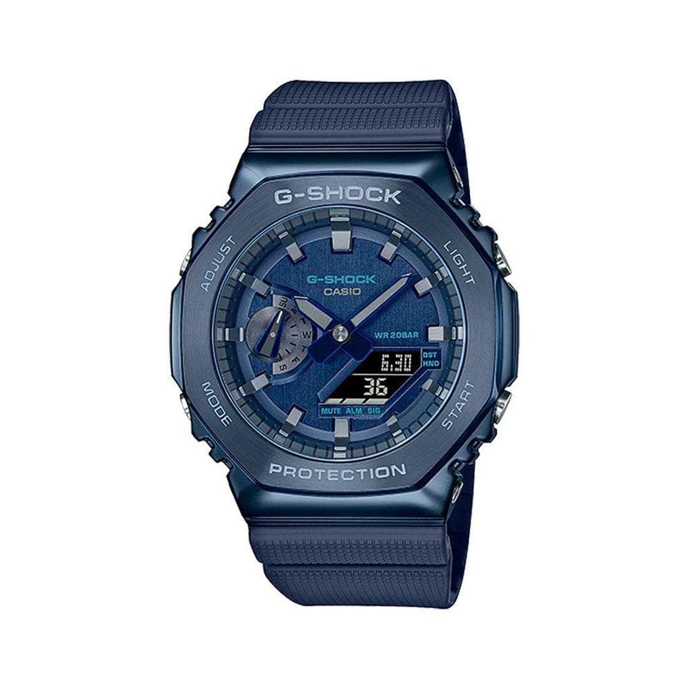 Relógio Casio G-Shock Carbon Core Steel Azul Gm-2100N-2Adr