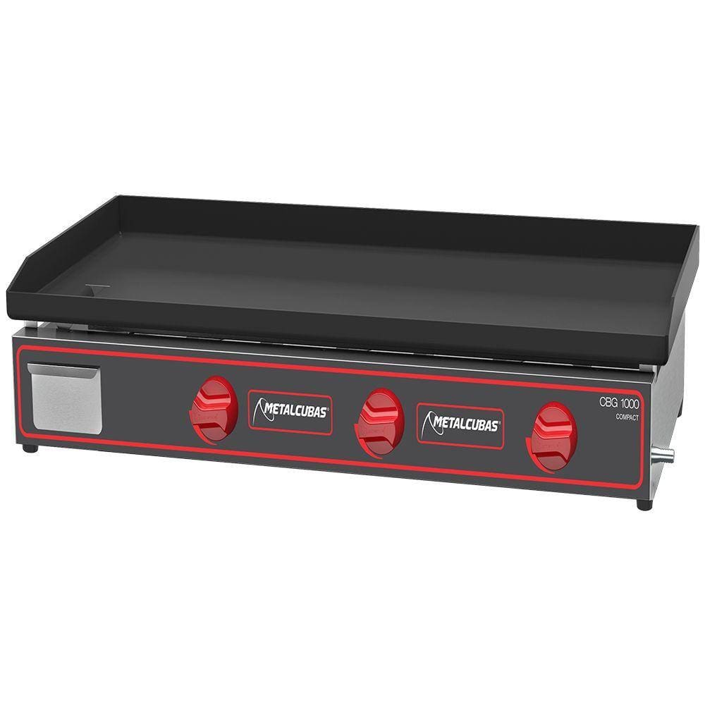Chapa Bifeteira A Gás Compact Metalcubas 100 Cm Cbg1000
