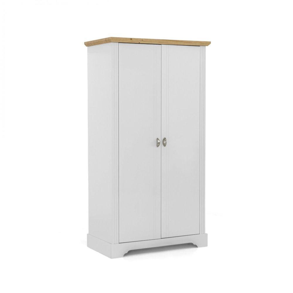 Guarda Roupa Solteiro 2 Portas Nevada Edez Branco