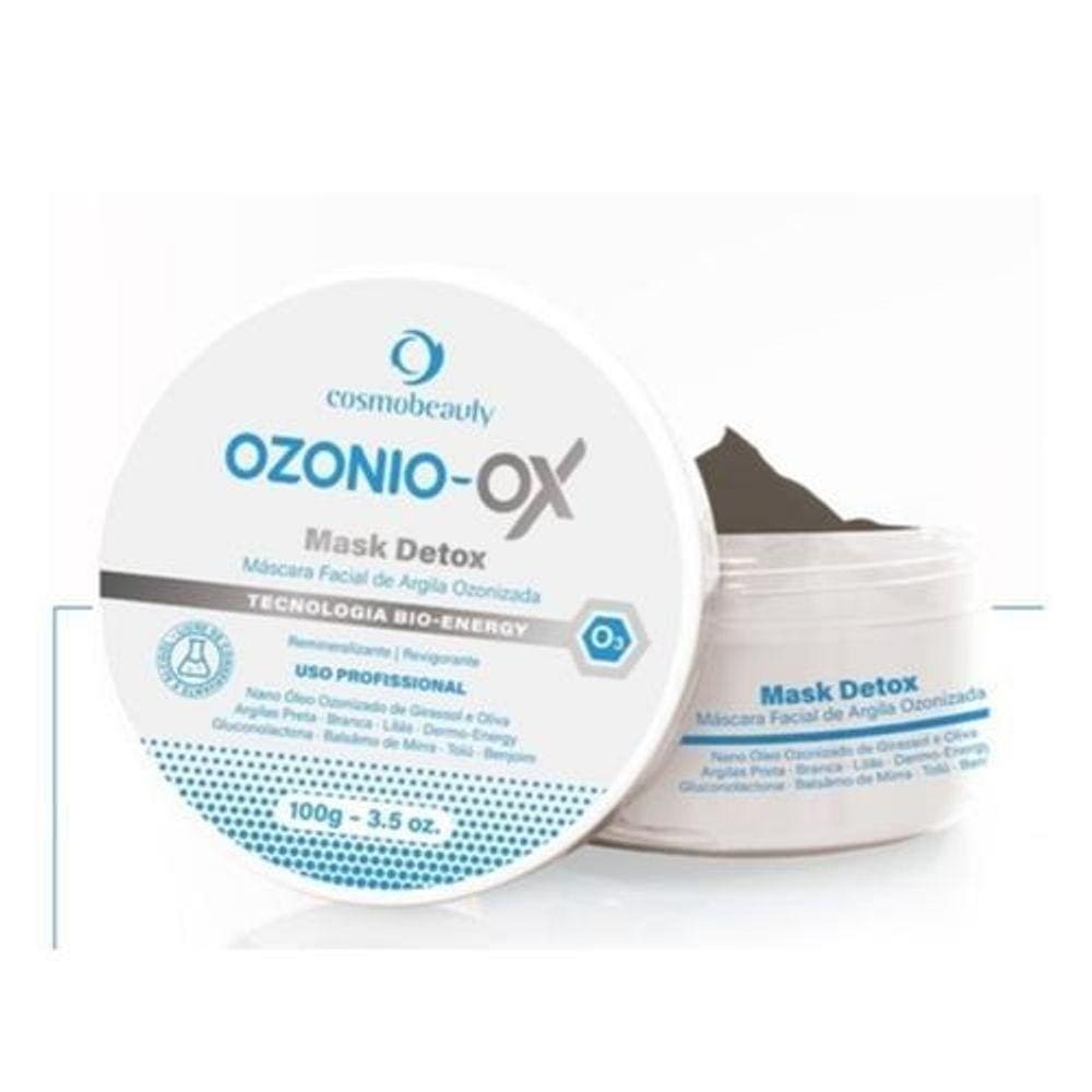 Máscara Detox Facial de Argila Ozonizada Cosmobeauty 100g