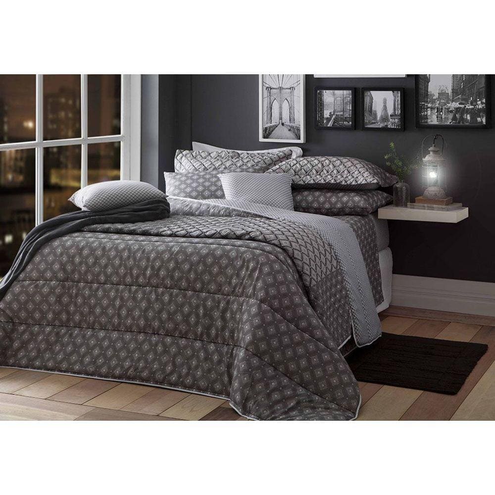 Jogo de Cama Casal 4 peças 140 fios Hugo Sultan