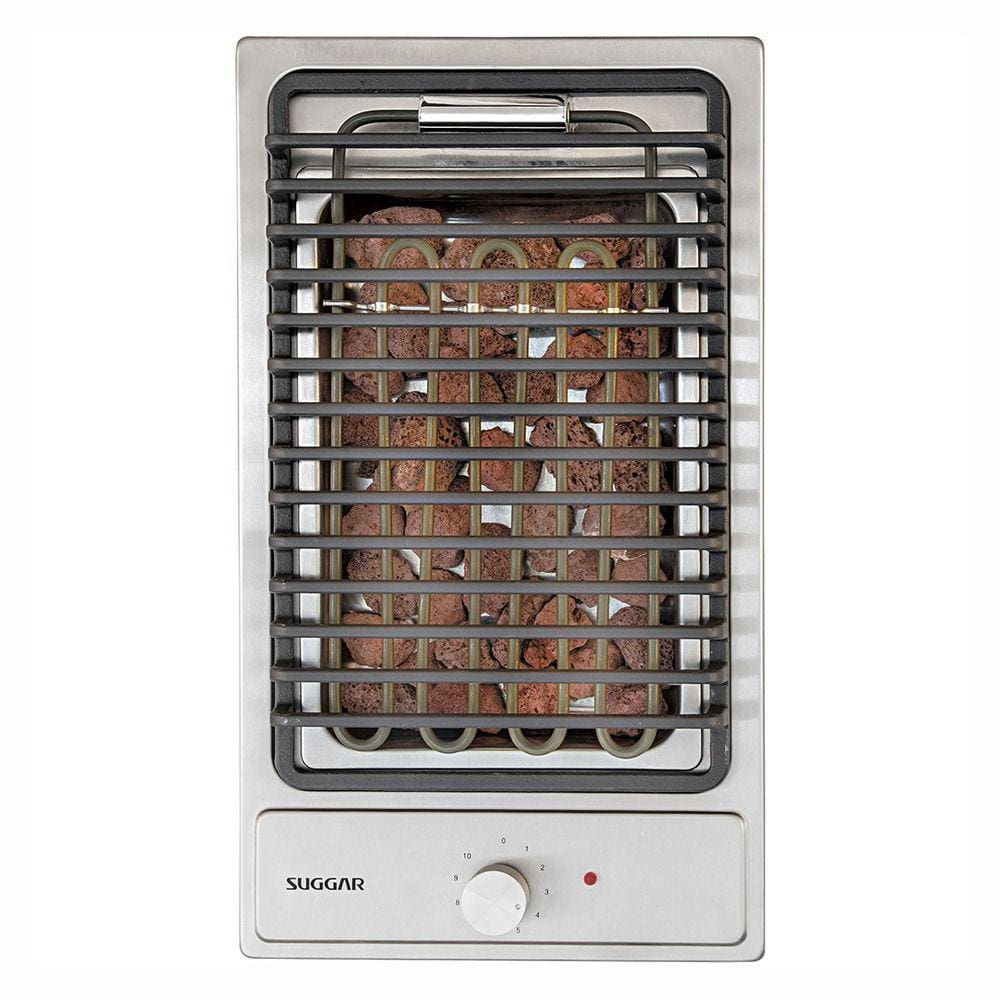 Cooktop Elétrico Inox Barbecue Churrasqueira com Grelha