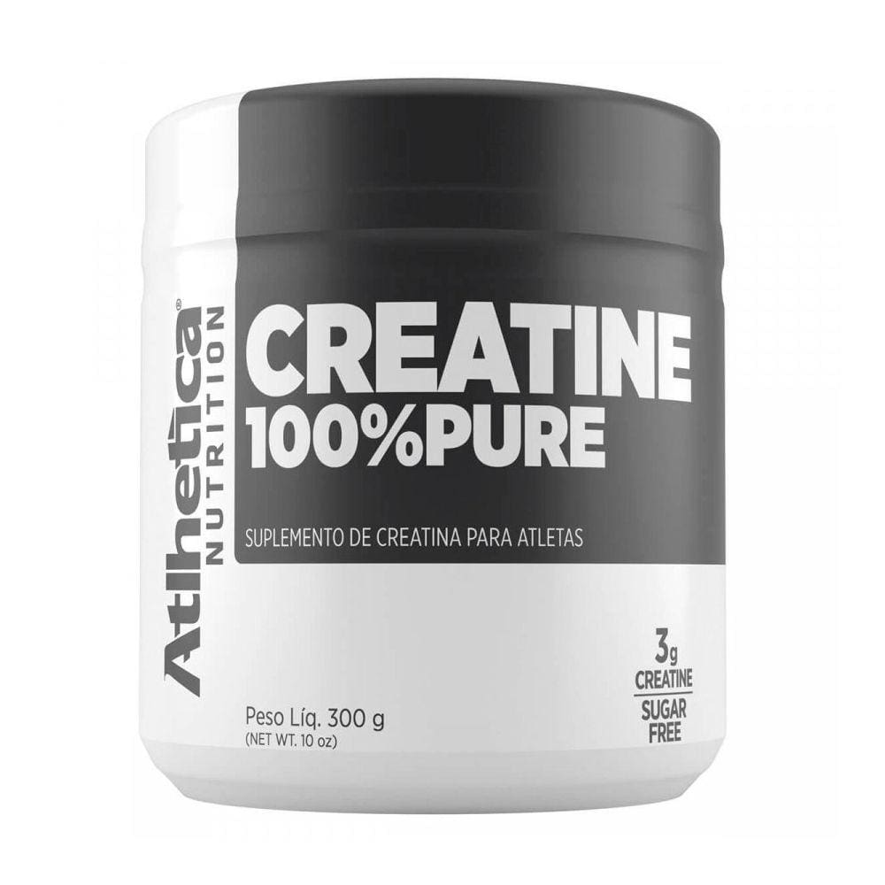 Creatina 100 Pure 300 Gramas Atlhetica Nota Fiscal
