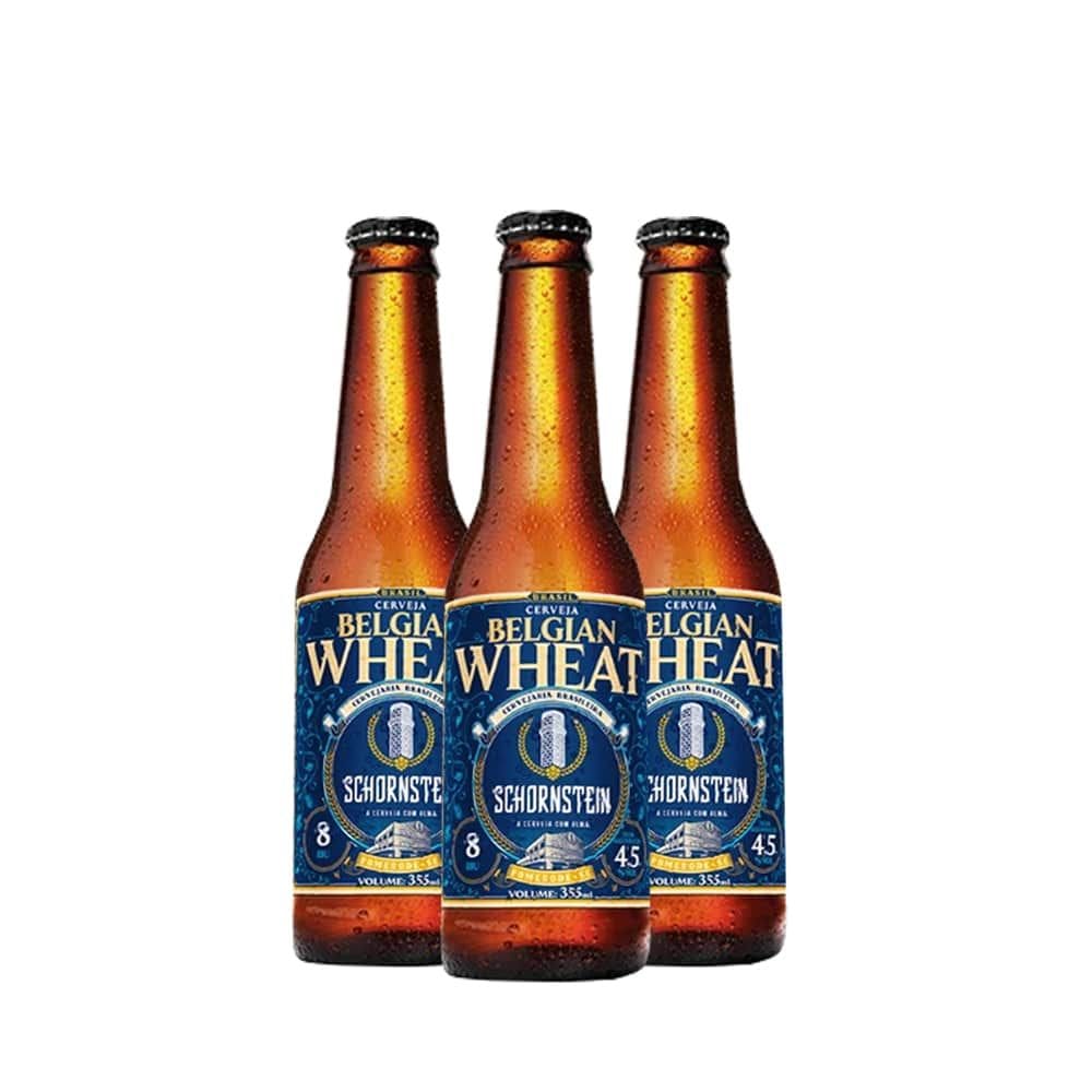 Pack 3 Cervejas Schornstein Belgian Wheat 355ml