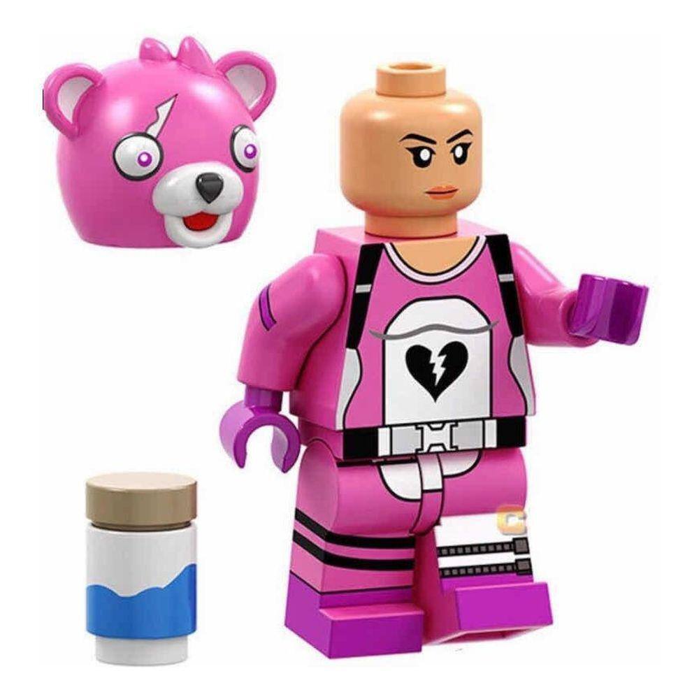 Boneco Blocos De Montar Cuddle Team Leader Fortnite