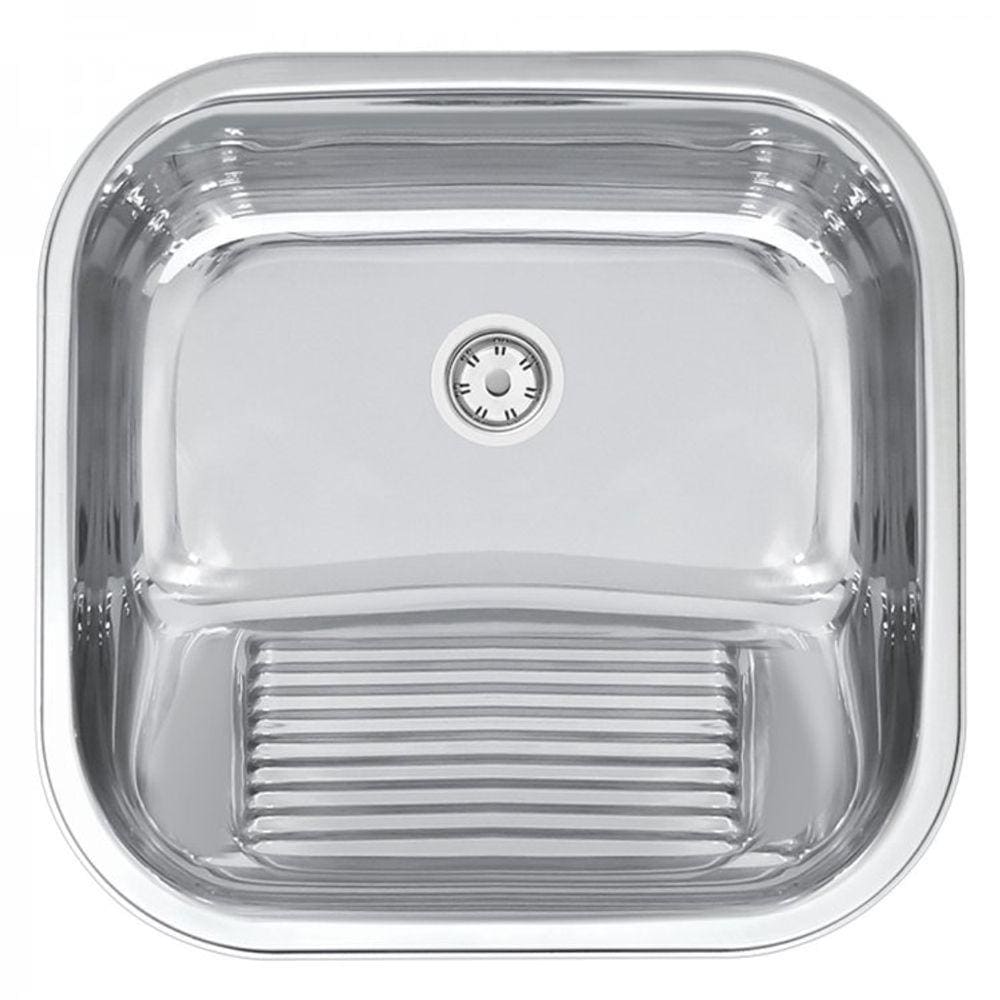 Tanque Encaixe 40x40x22cm Polido Aço Inox 304 - Tramontina