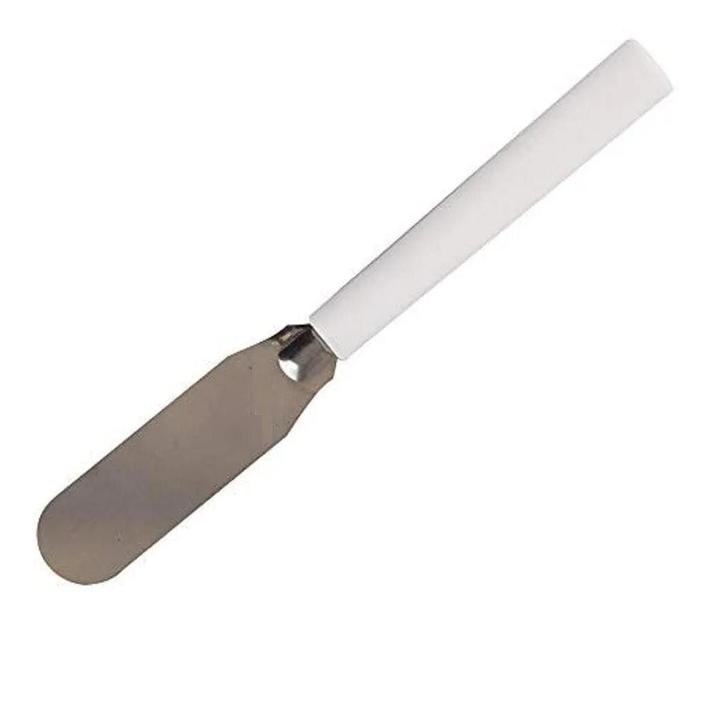 Espátula Aço Inox Cabo De Plástico Para Patê Aperitivo