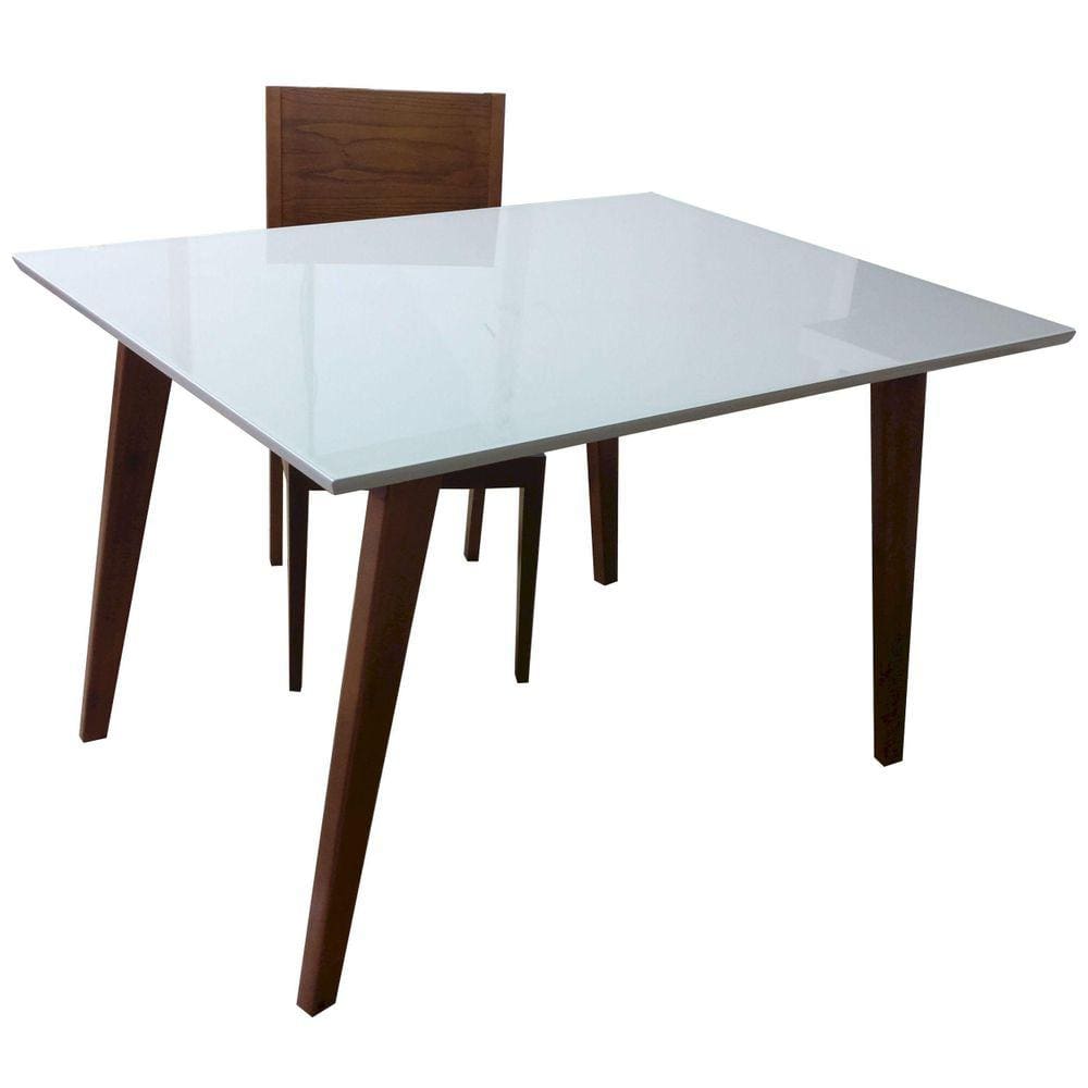 Base Cristal Madeira Para Mesa Jantar Tampo De Mdf Até 1,4 M