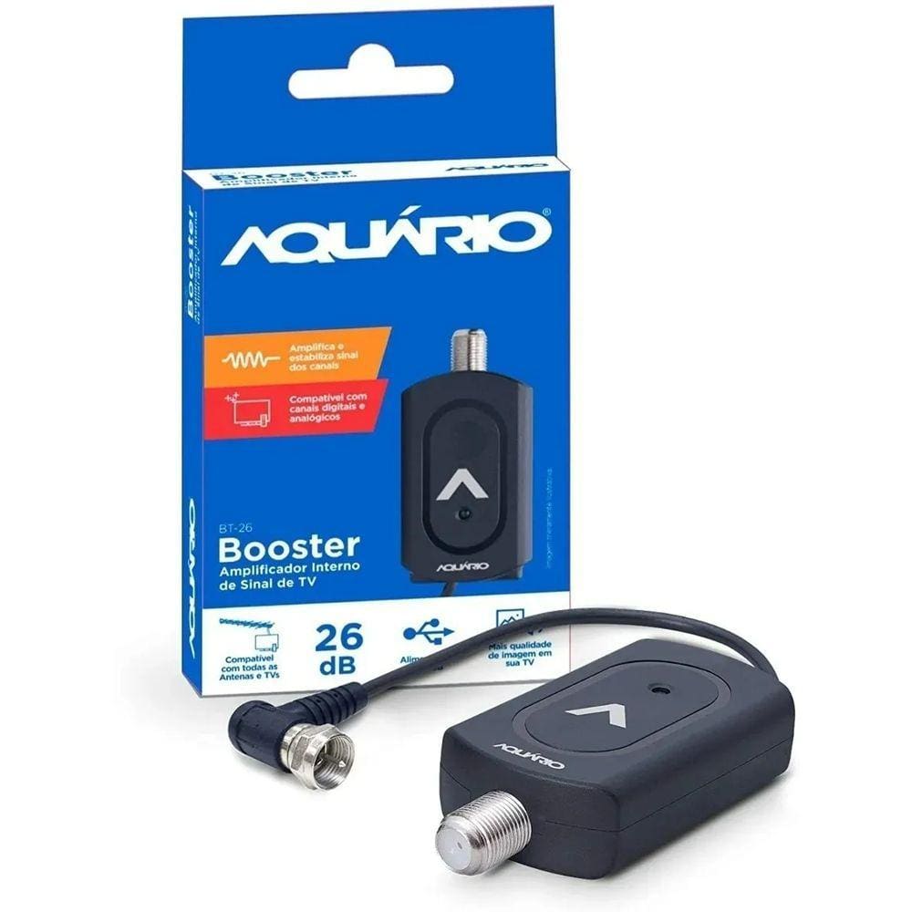 Booster Para Antena Amplificador De Sinal Para Tv Interno Digital e Analógico BT 26