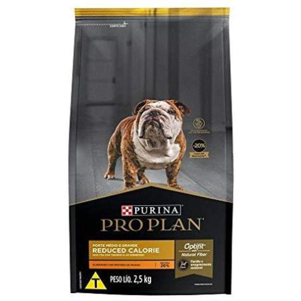 Pro Plan Cães Reduced Calorie Med Gde 2,5Kg