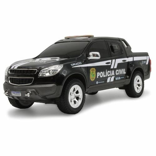 Viatura Em Miniatura S10 Polícia Civil Ceará