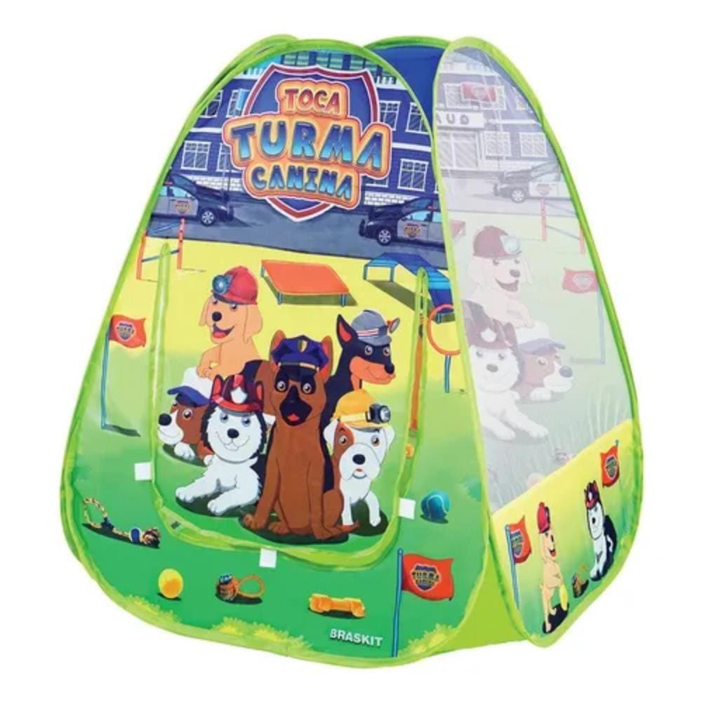 Toca Turma Canina Barraca Cachorrinhos Brinquedo  8205 Braskit