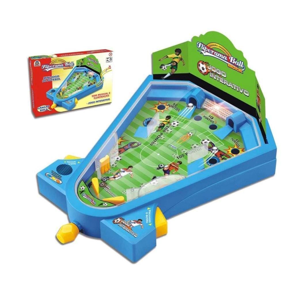 Jogo Fliperama Ball Luzes Som Game Brinquedo 2101 Braskit