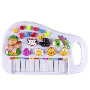 Piano Infantil Teclado Musical Educativo Bebe Criança Bichos Colorido em  Promoção no Oferta Esperta