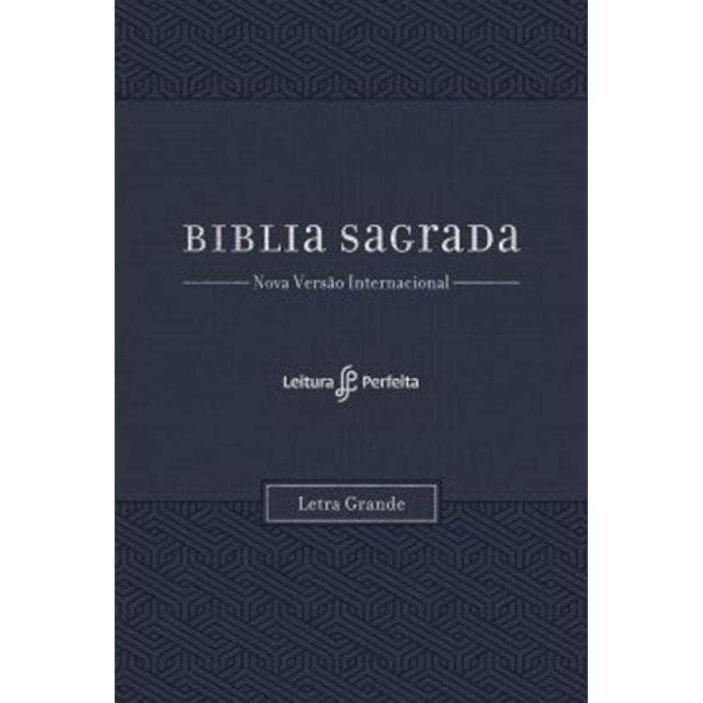 Bíblia Nvi, Couro Soft, Azul, Letra Grande, Com Espaço Para Anotações, Leitura Perfeita