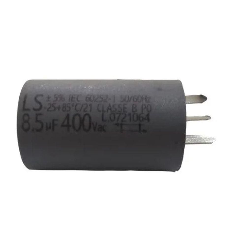 Capacitor P/ Ventilador 3 Pinos 8,5uf 50/60hz 400v Loren Sid