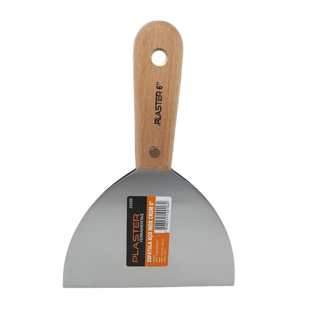 Espátula Aço Inox 15 Cm Plaster