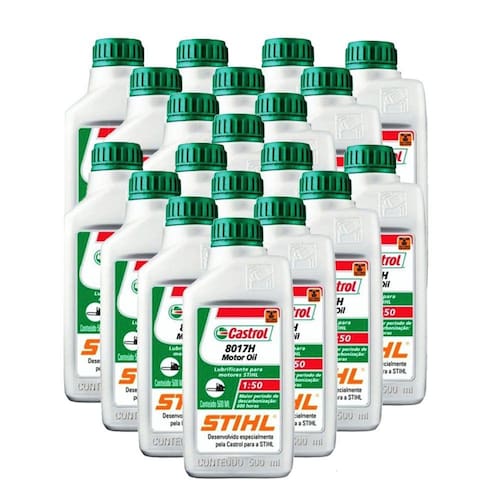 Kit Óleo Lubrificante 8017H Castrol Motores 500ml Caixa 20 Unidades Stihl