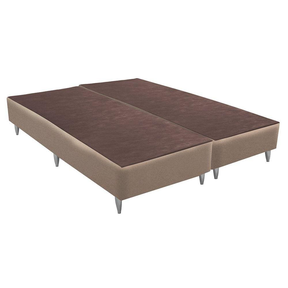 Base Sommier Linho Super King 193x203x30cm Ortobom Bege