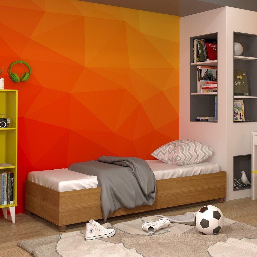 Cama Box Solteiro Mônaco Tcil Móveis Cinamomo