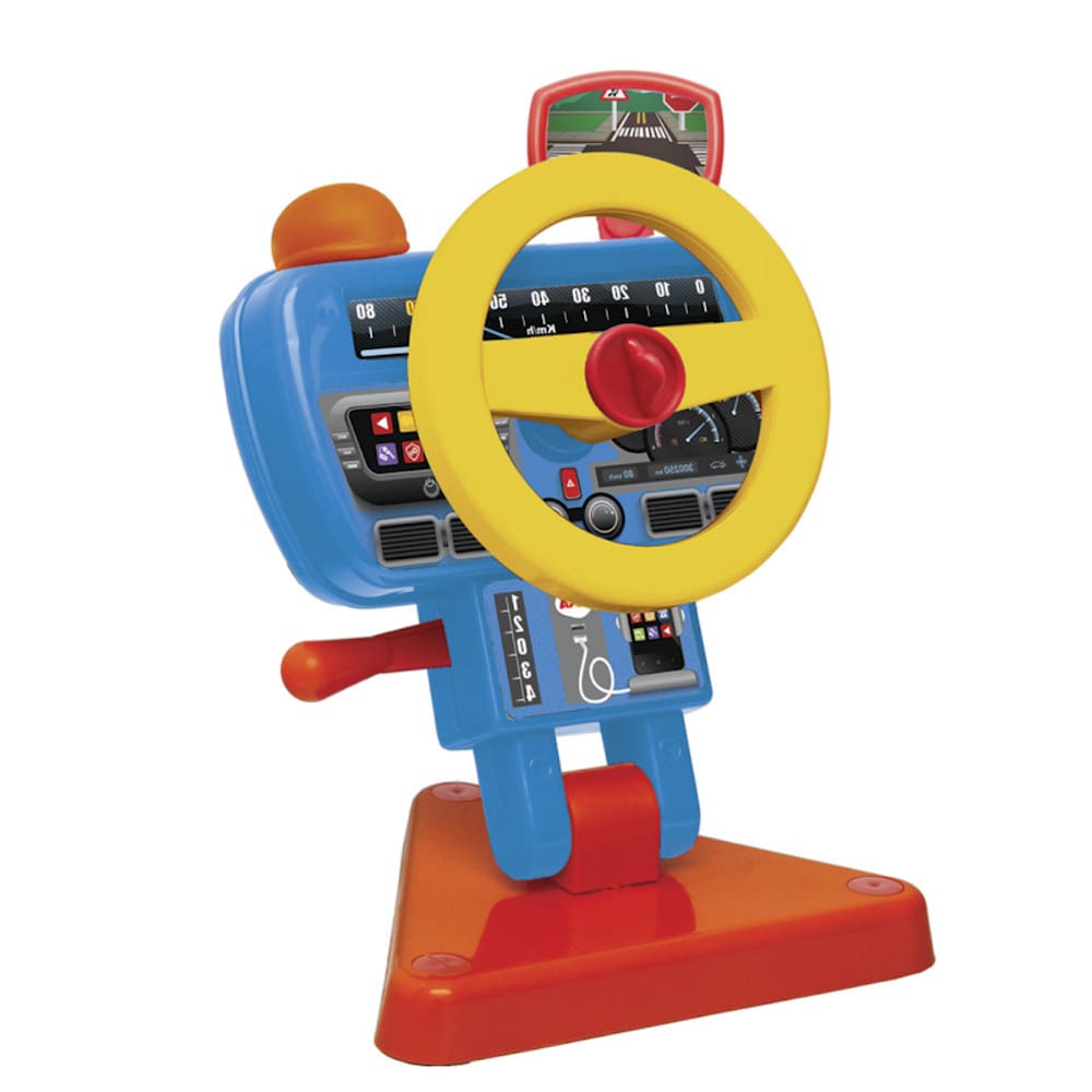 Brinquedo Infantil Volante Fom Fom Buzina Retrovisor Elka