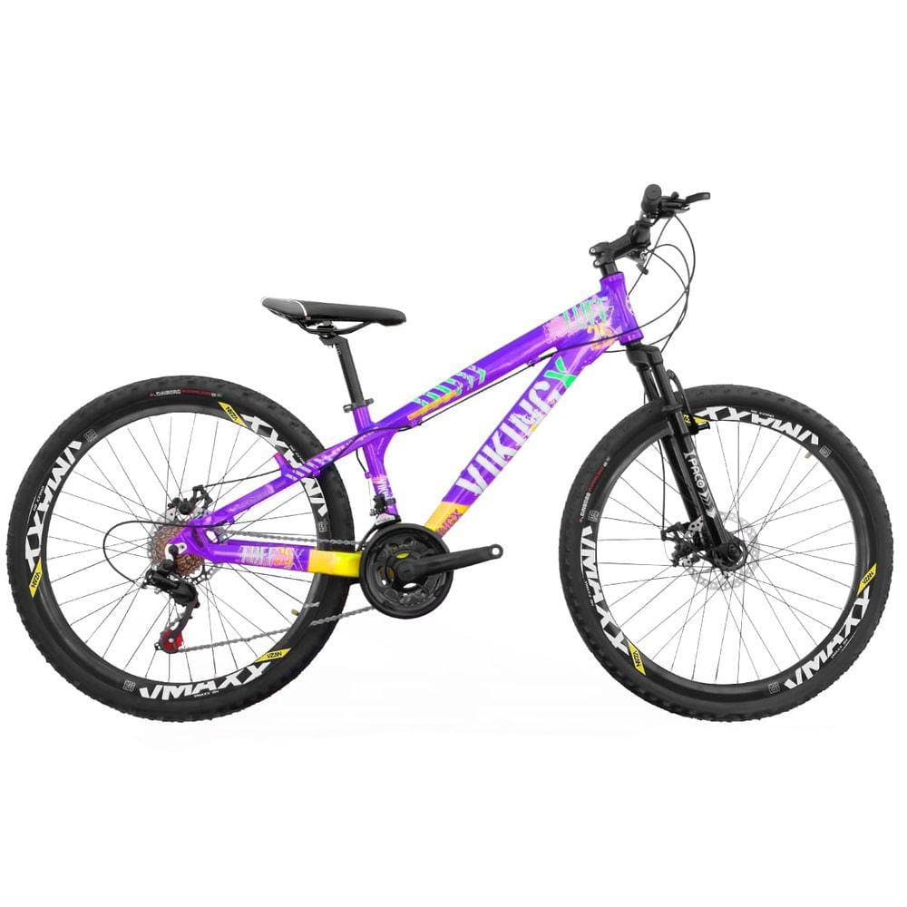 Bicicleta Aro 26 Viking TuffX25 Freeride Freio a Disco 21V