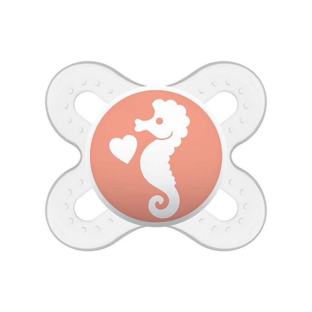 Chupeta Recém Nascidos Start bico de silicone Rosa - MAM