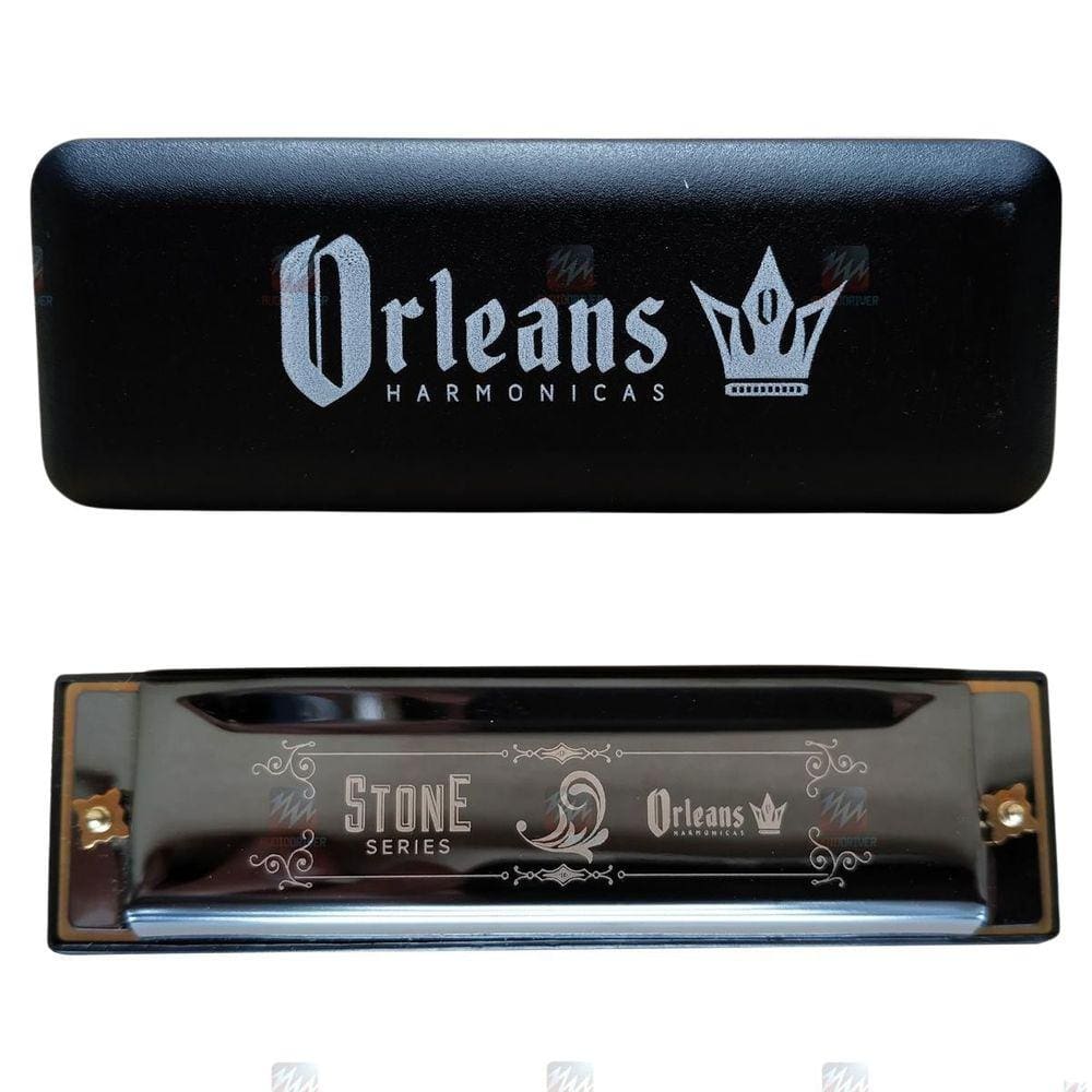 Harmonica Gaita Stone Series Diatonica Em D - Orleans