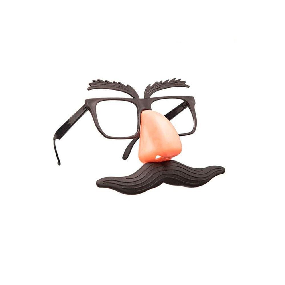 Óculos Com Bigode Nariz E Sobrancelha Festa Fantasia