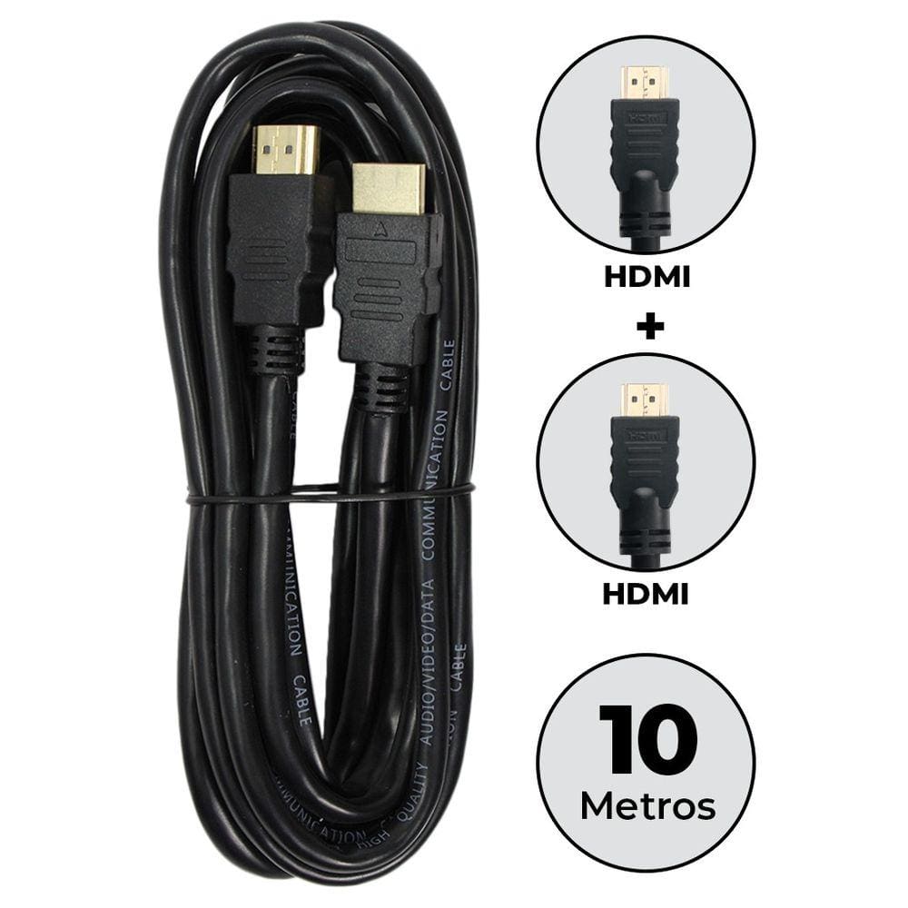 Cabo Hdmi 10m Importado 4k Hd Resistente Tv Dvd Home Game