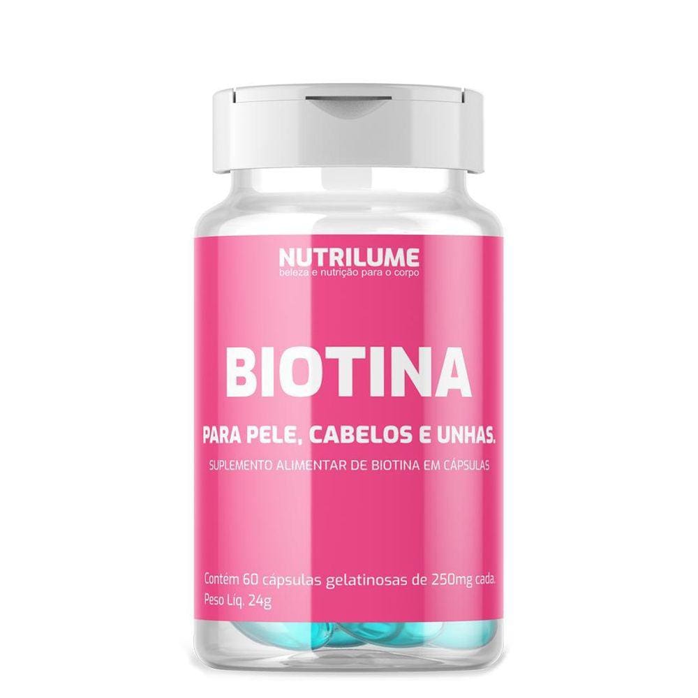 Biotina Hair 60 Cáps - Nutrilume