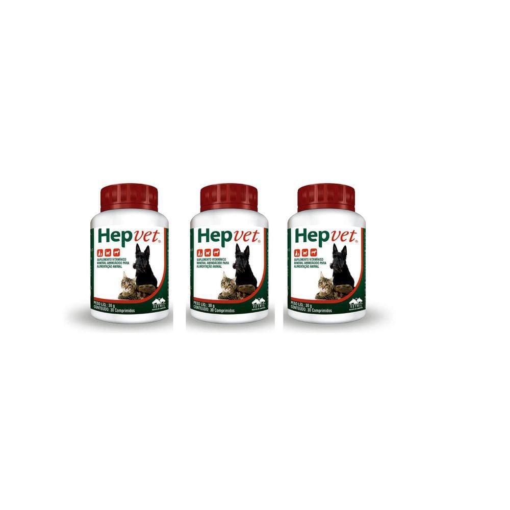 Hepvet Kit Com 3 Unidades Vetnil