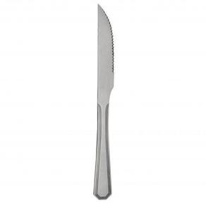 Jogo Aço Inox 12 Faca Mesa Churrasco Premium Continental