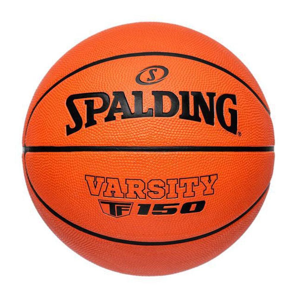 Bola De Basquete Spalding Varsity Tf-150 Com Selo Aprovacao Fiba Borracha Laranja