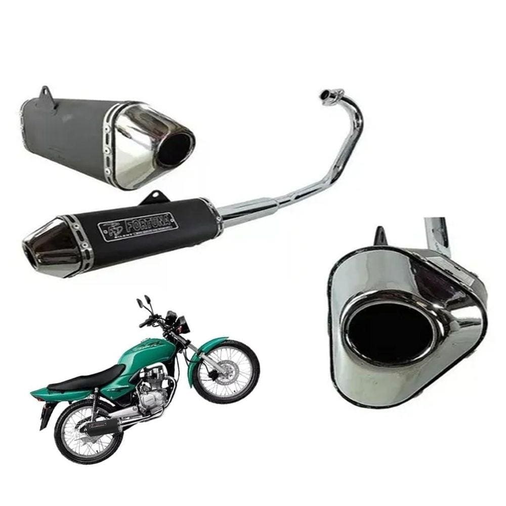 Escap Ft. Trioval Titan/Fan125 Ate 2008 Es/Esd Preto