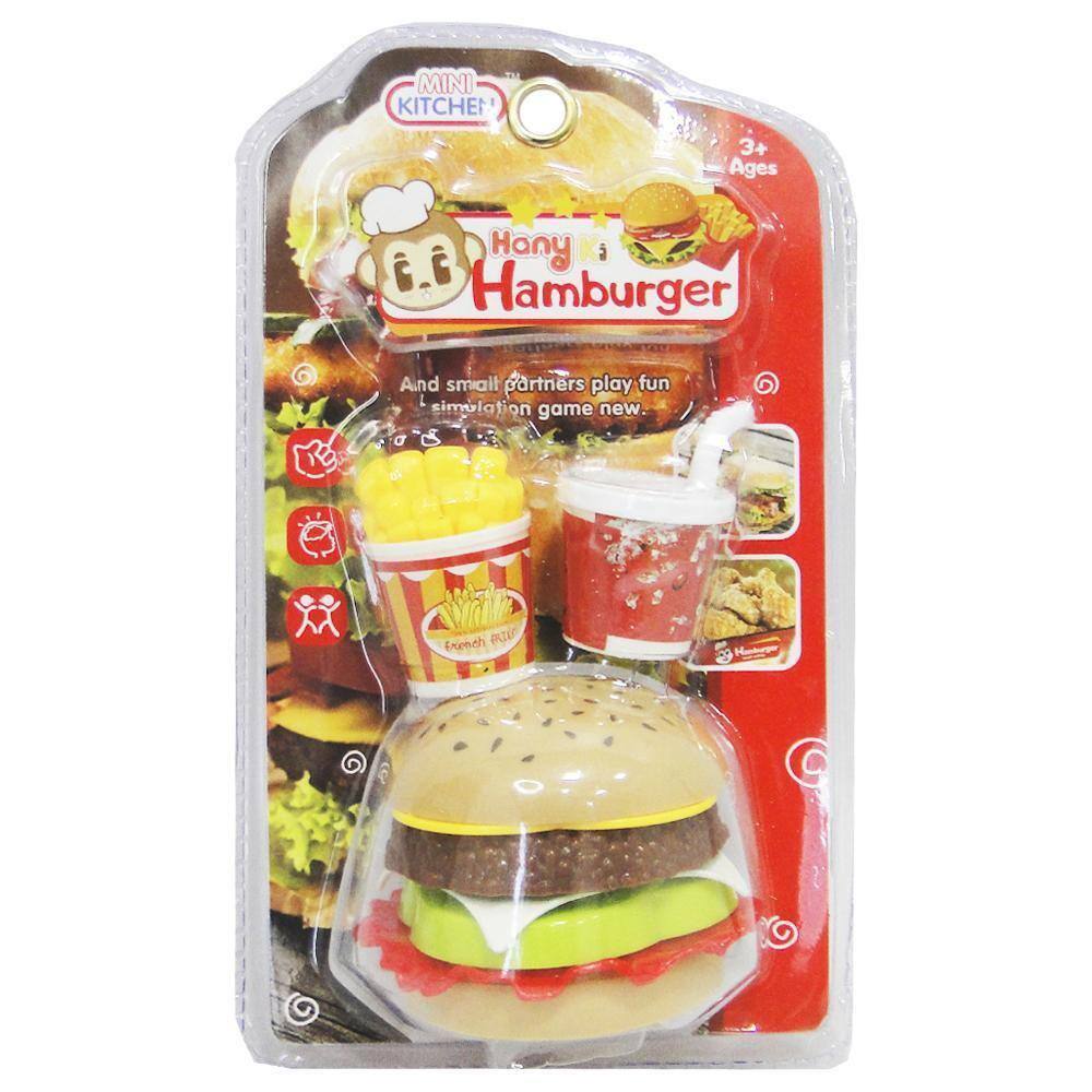 Kit Comidinha Infantil Hambúrguer Hot-dog C/ Milk Shake - ARK