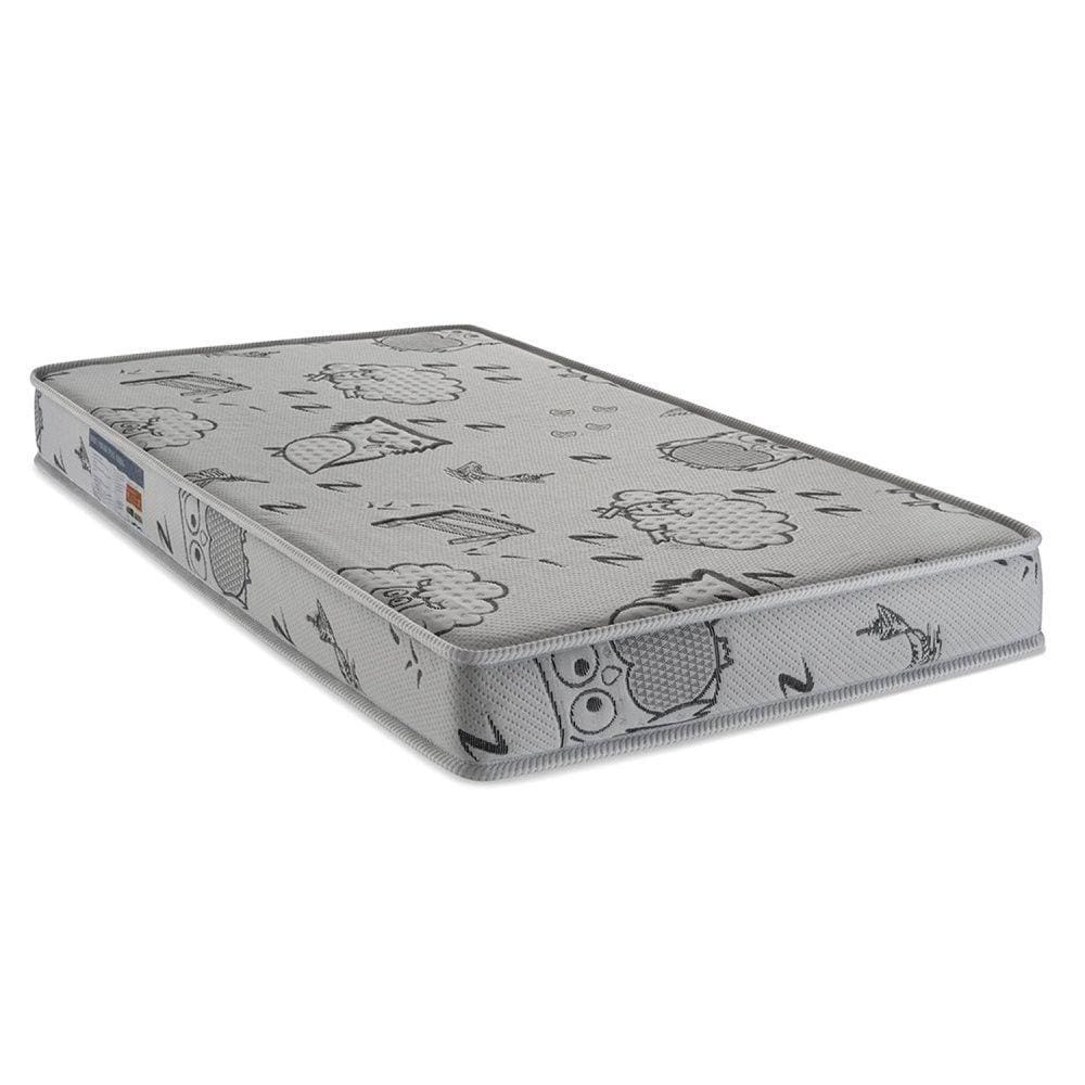 Colchão Baby Malha Petit Blanc 70x130x12cm Ortobom Branco