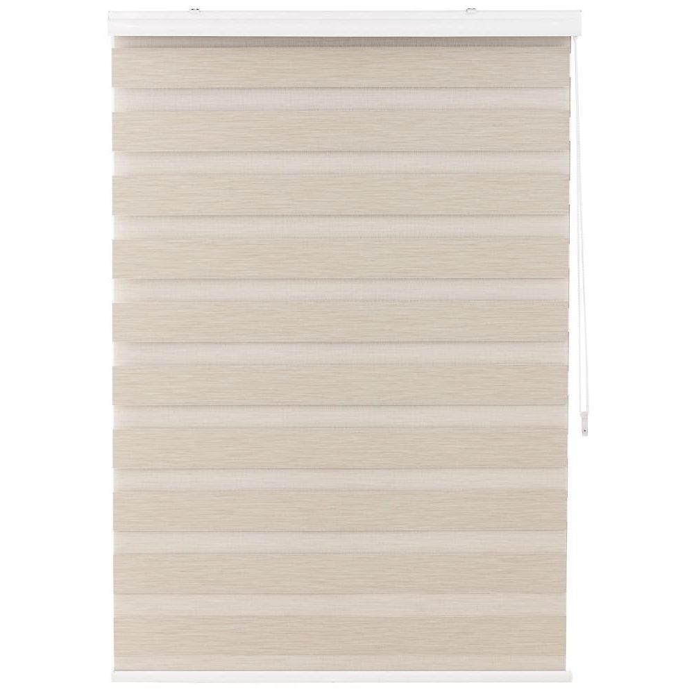 Cortina Dia/Noite Blackout 120x165cm Bege Harmony