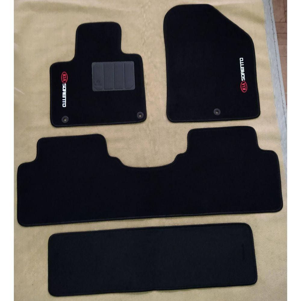 Tapete Carpete 5Mm Kia Sorento 7 Lugares 2016 2017 2018 2019