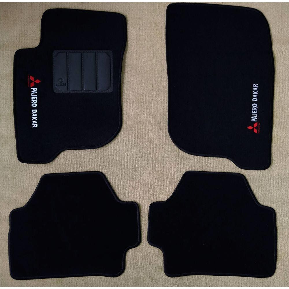 Tapete Carpete 6Mm Mitsubishi Pajero Dakar 5L 2007 2008 2009