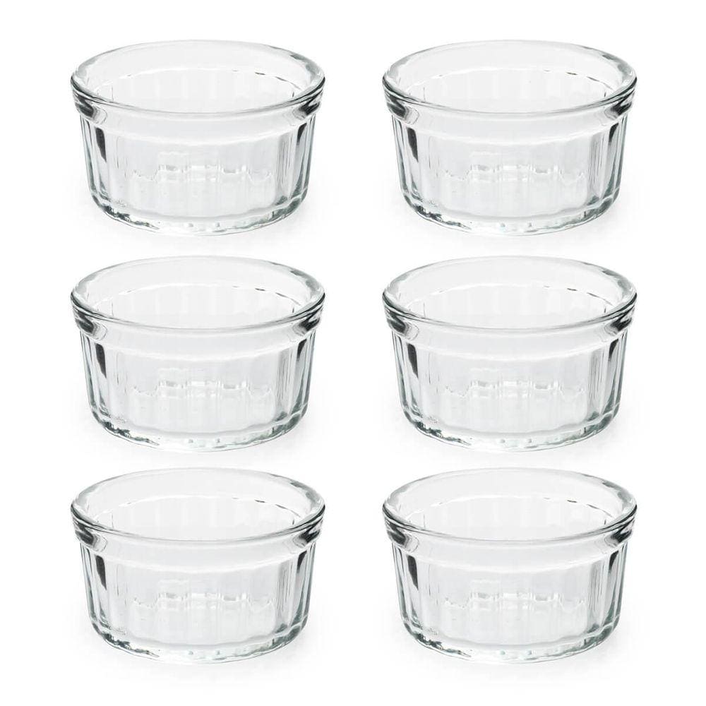 Ramekin De Vidro Ramequi Para Forno E Freezer 140Ml 6 Peças