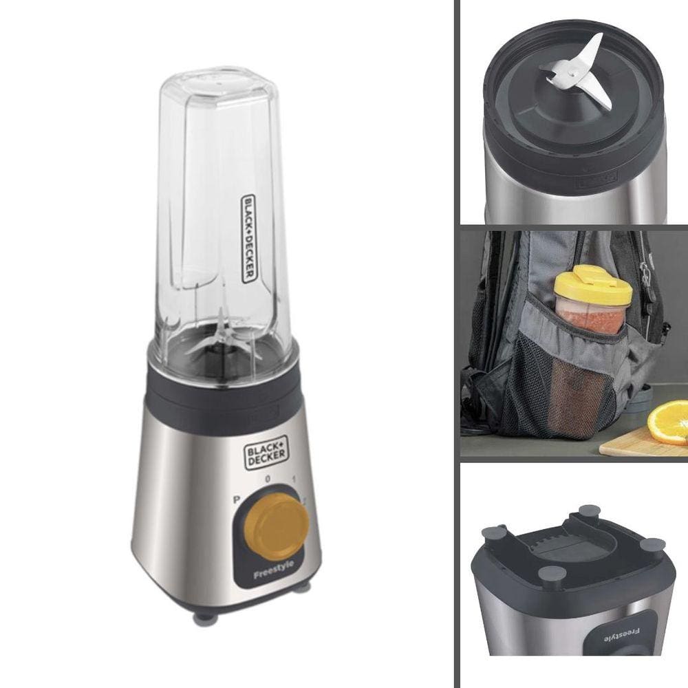 Liquidificador e Processador de Alimentos Black Decker Freestyle Lp320 - Prata - 220v