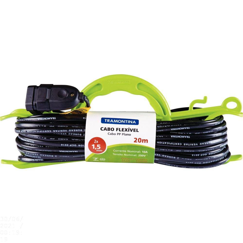 Extensão Cabide 1,5 mm² Tramontina 20 m Tramontina