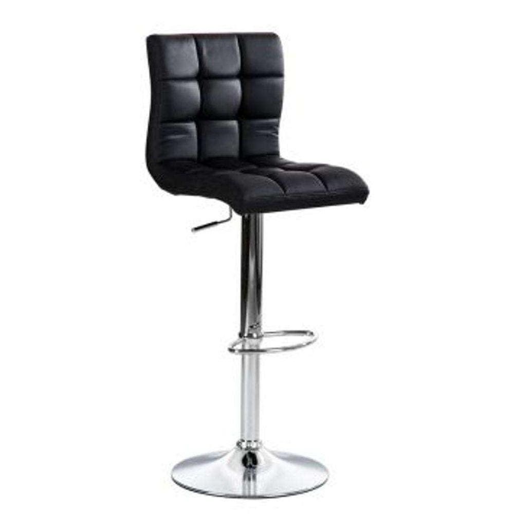 conjunto com 3 banquetas giratórias fitz preta